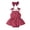 Z05-Red, variant on Nwiuh Newborn Cowgirl Outfit Infant Baby Girl Ruffle Bubble Romper Short Sleeve Bodysuit Bow Jumpsuit Western Baby Clothes (Red, 12-18 Months)