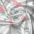 thumbnail image 5 of Ambesonne Floral Window Valance, Rose Petals Blossoms, 54" X 18", Pale Pink Turquoise, 5 of 5