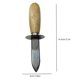 thumbnail image 3 of NEW Scallop Knife Opener Stainless Steel Wooden Handle Shucking Tool, 3 of 8