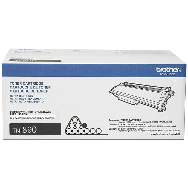 Cartucho de tóner Brother Negro Modelo TN-890