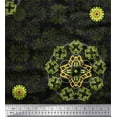 thumbnail image 1 of Soimoi Poly Georgette Fabric Sacred Geometry & Filigree Damask Print Fabric by Yard 52 Inch Wide, 1 of 3