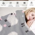 thumbnail image 3 of COMIO  Blanket Cute Sheep Lightweight Ultra-Soft Micro Throw Blanket for Sofa Couch Bed Camping Travel - Super Soft Cozy Blanket, 3 of 6