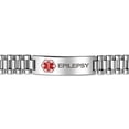 thumbnail image 2 of Bling Jewelry Mens Medical ID Bracelet Men Steel Link 8.5in Identification Band, 2 of 5