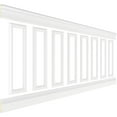 thumbnail image 3 of Ekena millwork 94 1/2"L (Adjustable 40"H to 44"H) Ashford Square Panel Traditional Wainscot Paneling Kit, 3 of 10