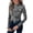 F126-Grey, variant on Women's T-Shirts Summer Tops Women Long Sleeve Shirts Leopard Print Mesh Ruffle Trim Fitted T Shirt Top Casual Stretch Tee Blouse Stylish Tee Shirts