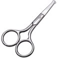 thumbnail image 1 of Ciseaux pour le Nez et les Cheveux, Ciseaux pour les Sourcils, Petits Ciseaux en Acier Inoxydable à Bout Rond, Ciseaux de Coupe pour Barbier, Cisailles Tranchantes pour Barbe et Moustache, Embout de Sécurité, Acier Inoxydable de Qualité Médicale, 1 of 7