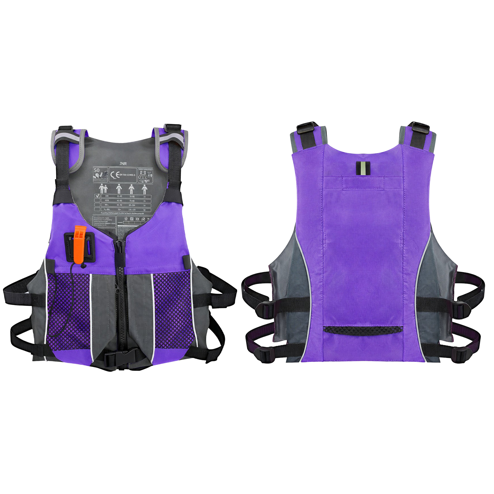 Koorium Adult Life Jacket Swim Vest, Purple photo 2