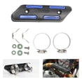 thumbnail image 3 of jinwen Motorbike Motorcycle Exhaust Muffler Pipe Heat Guard Protection, Blue, 3 of 9