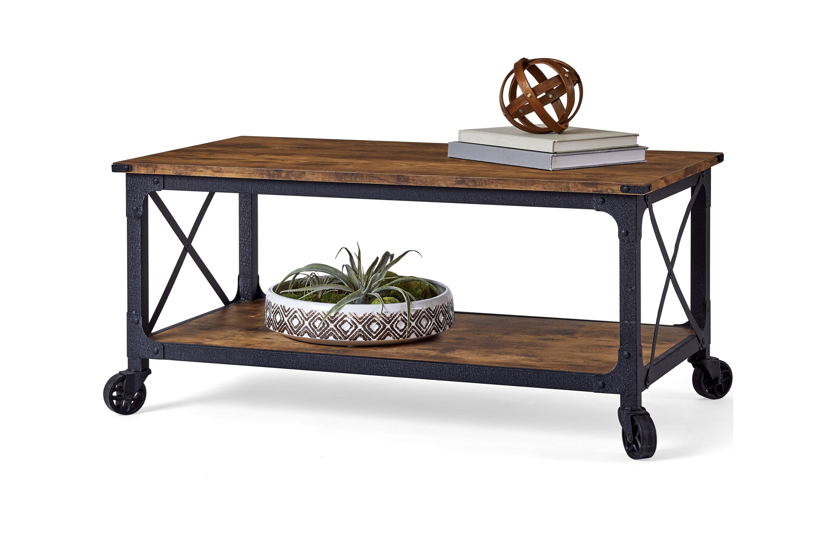 Better Homes & Gardens Rustic Country Coffee Table, Weathered Pine Finish - image 5 of 8