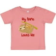 thumbnail image 3 of Inktastic My Nana Loves Me Sloth Boys or Girls Baby T-Shirt, 3 of 5