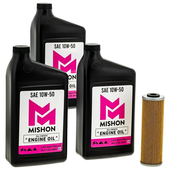 Mishon Engine Oil Change Kit for KTM 2022 890 Duke Adventure 10W-50 MK1012732