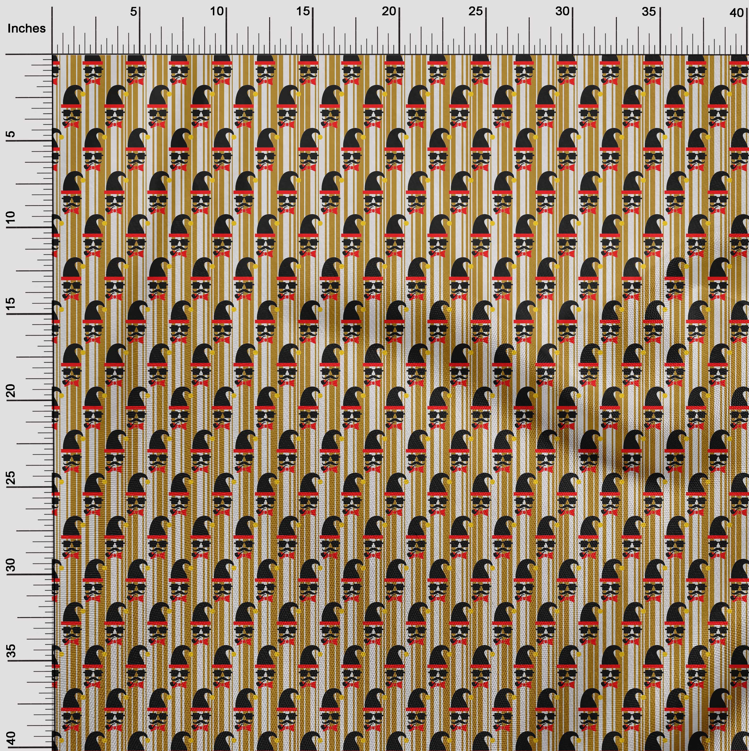 oneOone Cotton Jersey Dark Mustard Fabric Christmas Sewing Fabric By The Yard Printed Diy Clothing Sewing Supplies 58 Inch Wide