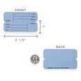 thumbnail image 2 of Carstens - Sky Blue Patient / Doctor Preprinted ID Cards for 1.5 – 4” Ring Binder Spines - Pack of 100 (1658-06) - Ideal Medical Record Labels for 3 Ring Binders, 2 of 5