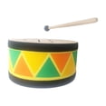 thumbnail image 3 of Tambor de madera de doble para niños, 16 cm de diámetro. Accesorio versátil para educación infantil. Diseño circular. Ligero. Incluye ., 3 of 9