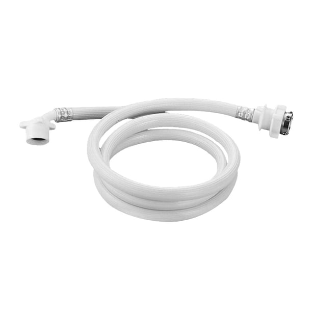 EeaseMX Manguera de lavadora automática de 2 m, tubo de entrada universal, tubo de extensión de suministro de agua (blanco)