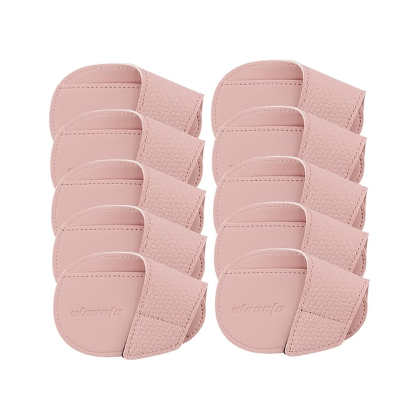 10 fundas para cabezas de palos de golf, resistentes al desgaste, para tacos de golf. L rosa