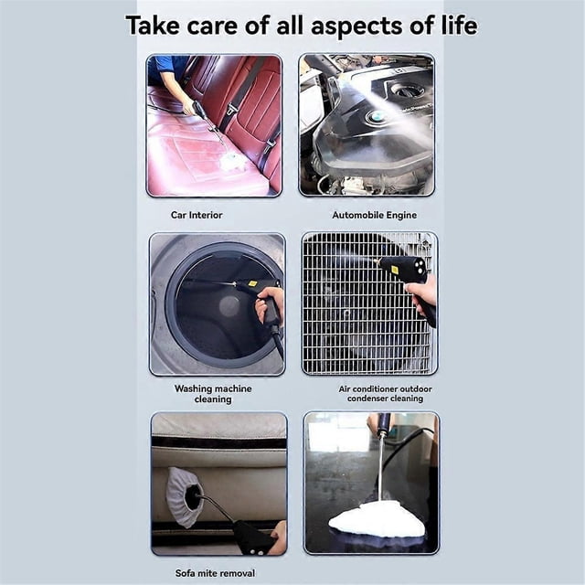 Handheld Steam Cleaner 1500W Pressure Jet Washer Machine EU Plug A
