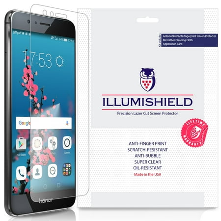 3x iLLumiShield Screen Protector Anti-Bubble for Huawei Honor 8