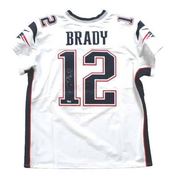 Signed Tom Brady Jersey - Elite White Fanatics - Fanatics Authentic Certified