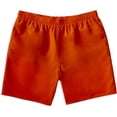 thumbnail image 3 of Big and Tall Essentials by DXL Men's Quick-Dry Swim Trunks, Orange, 2XL, 3 of 4