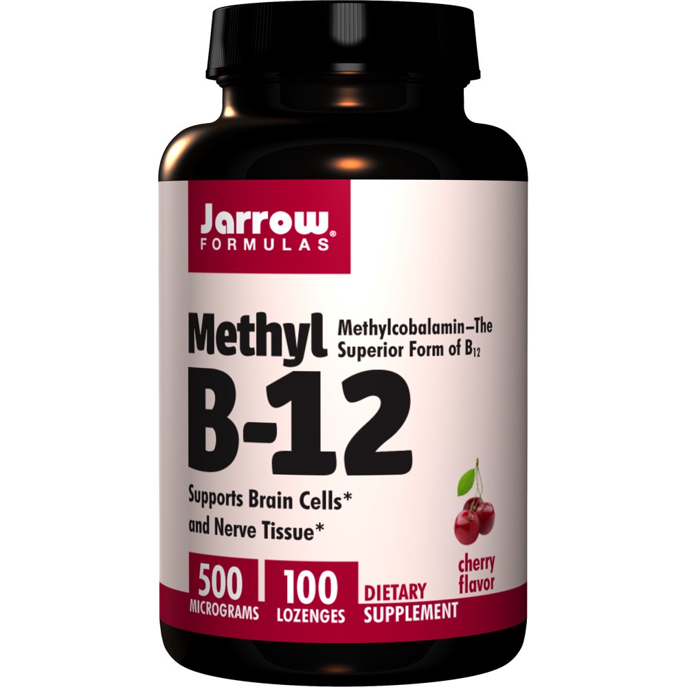 Jarrow Formulas Methyl B12 500 mcg, Supports Brain Cells and Nerve