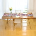 thumbnail image 3 of Yayeee Table Runner 90 inches Long Home Kitchen Dinning Party Decoration, Blue Colorful Circles, 3 of 7