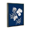 thumbnail image 3 of Stupell Industries Bold Floral Sprig Leaves Graphic Art Luster Gray Floating Framed Canvas Print Wall Art, Design by Kourtni Gunn, 3 of 6
