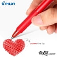 thumbnail image 4 of Pilot FriXion Clicker Erasable Gel Pens, Fine Point (0.7mm), Red Ink, 6-Pack - Refillable, Smooth Writing Pens, 4 of 6