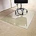 thumbnail image 3 of GLSLAND Office Chair Mat for Carpet - 36" x 46" Tempered Glass Floor Mat - for Office Chair on Carpet - 1/5" Thick Clear Computer Floor Mat with 4 Anti-Slip Pads, 3 of 4