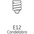 thumbnail image 3 of (12 bulbs) GE Lighting 23090 Dimmable Soft White 3.5 (40-watt Replacement), 300-Lumen Light Bulb with Candelabra Base Bent Tip Decorative Candle LED, 12-Pack, 3 of 6