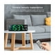 thumbnail image 5 of Reloj De Pared Digital Led Decorativo Con Termómetro Alarmas negro, 5 of 5
