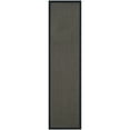 thumbnail image 4 of SAFAVIEH Natural Fiber Forrester Border Sisal Runner Rug, Charcoal, 2'6" x 12', 4 of 10