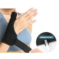 thumbnail image 1 of ruzhgo Support de Doigt Bracelet avec Barre en Acier Protège-Poignet Sport Anti-Fuite Main Droite, 1 of 6