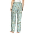 thumbnail image 3 of Balery Cute Honeybees print Women's Pajama Pants,Ultra Lightweight Pjs,Lounge Pant-, 3 of 9