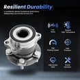 thumbnail image 6 of Sennachine 2Rear Wheel Bearing Hub Assembly Set for 2012-2021 Subaru Impreza 14-18 Forester, 6 of 9