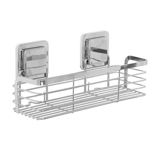 Estantes de ducha organizadores for interiores de duchas y baños, sin taladros y de secado rápido, de acero inoxidable.