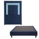 thumbnail image 1 of Box Base Cama Individual + Cabecera Bora Azul Marino Dicasa  Bless, 1 of 8