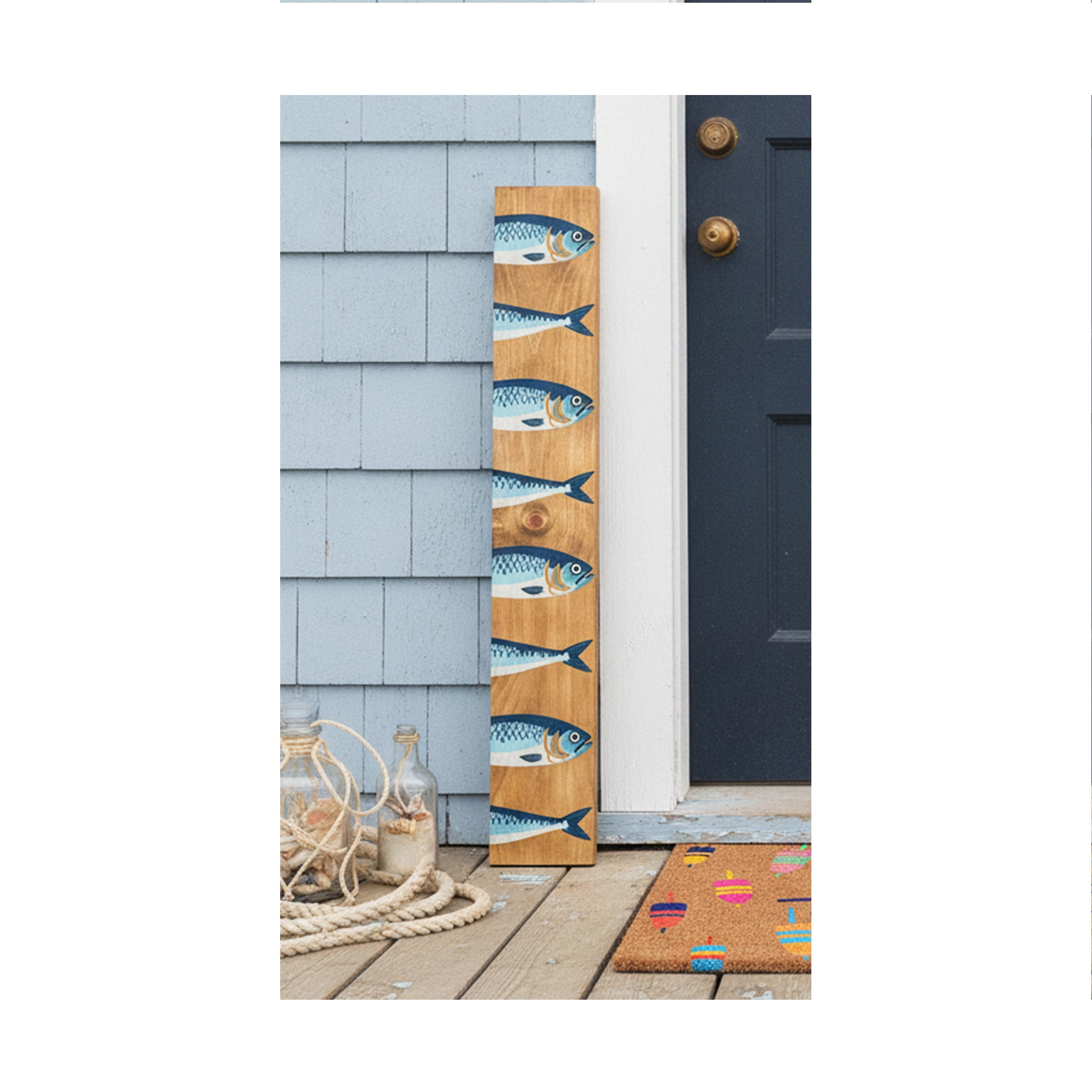 Calloway Mills 119345907 Sardine Porch Leaner, 59" x 07"
