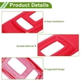 thumbnail image 4 of Unique Bargains 2 Pcs Window Switch Bezel Cover Door Control Switch Panel Trim for Dodge Challenger 2015-2023 Plastic Red, 4 of 6