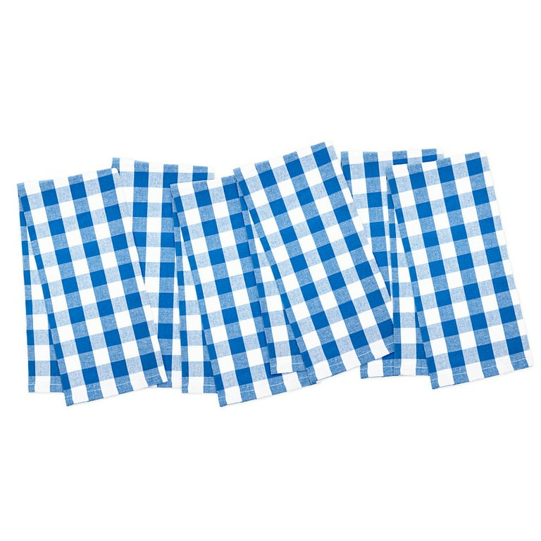 Arkwright LLC 6 Pack of Buffalo Plaid Kitchen Towels - 20 x 30 inches
