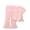 Pink, variant on TOWED22 Toddler Girl Summer Outfits Clothes Cute Set Sunshine Print Tee Breathable Flare Pants GY2,12-24 M