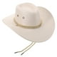 thumbnail image 1 of Sombrero de vaca, sombrero de vaquera occidental para hombres y mujeres con ala ancha, sombreros occidentales, gorras enrolladas unisex para actividades al aire libre, vaqueros y vaqueras, 1 of 8