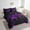 Purple, variant on Erosebridal Futuristic Cubes Bedding Sets Twin Size,Neon Blue Comforter Sets with Sheets,Microfiber Reversible Bed in a Bag Twin size,Geometric Room Decorative,7pcs