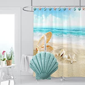 Watson Bathroom Accessories - Sea Shell Shower Curtain Hooks