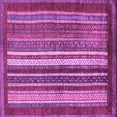 thumbnail image 1 of Ahgly Company Indoor Square Abstract Purple Modern Area Rugs, 7' Square, 1 of 4