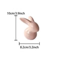 thumbnail image 3 of Uuiauoio Easter Bunny Figurine, Ceramic Rabbits for Spring Easter Decoration, Modern Art Cute Rabbit Statues for Home Decor, Office Table, Holiday Party, 3 of 6