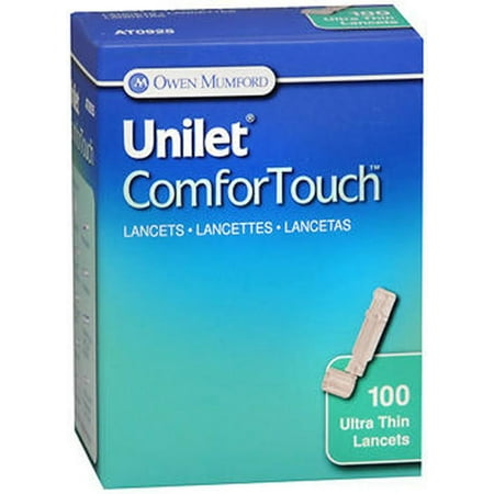 Unilet Comfor ouch Ultra Thin Lancets 100 ea (Pack of 4)