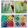 thumbnail image 5 of Plantilla de pigmento en aerosol para dibujar plantas, 12 colores, 50 ml, para teñir en aerosol, para estampar hojas de árboles, para camisetas, zapatos, material de relleno pintado a mano para bricol, 5 of 5
