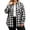 # Black, variant on YABCSAZ Women's Long Sleeve Button Down Shirts Plus Size Solid Color Blouse Tops Oversized Workout Casual Jackets Shirts for Women