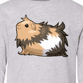 thumbnail image 4 of Inktastic Cute Long Haired Guinea Pig Long Sleeve Youth T-Shirt, 4 of 5